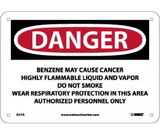 NMC D27 Danger Benzene May Cause Cancer Sign