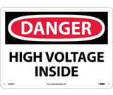 NMC D290 Danger High Voltage Inside Sign