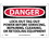 NMC 7" X 10" Vinyl Safety Identification Sign, Lockout Tagout Power Before Servicing, R, Price/each