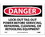 NMC 7" X 10" Vinyl Safety Identification Sign, Lockout Tagout Power Before Servicing, R, Price/each