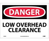 NMC D304 Danger Low Overhead Clearance Sign