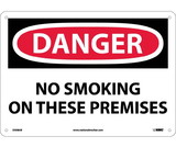 NMC D308 Danger No Smoking On These Premises Sign