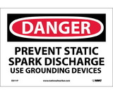 NMC D311 Prevent Static Spark Discharge Use Groun Sign