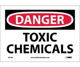 NMC D319 Danger Toxic Chemicals Sign