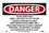 NMC D326 Beryllium Danger Regulated Area, Standard Aluminum, 7" x 10", Price/each
