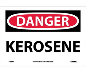 NMC D334 Danger Kerosene Sign