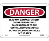 NMC D36 Danger Lead Work Area Sign