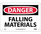 NMC D37 Danger Falling Materials Sign