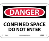 NMC D383 Danger Confined Space Do Not Enter Sign