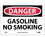 NMC 7" X 10" Vinyl Safety Identification Sign, Gasoline No Smoking 7 X 10, Price/each