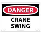 NMC D405 Danger Crane Swing Sign