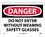 NMC 7" X 10" Vinyl Safety Identification Sign, Do Not Enter Without Wearing Safet...., Price/each