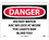 NMC 7" X 10" Vinyl Safety Identification Sign, Do Not Watch Arc Whelder At Work ...., Price/each