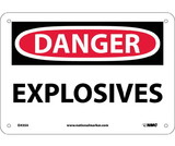 NMC D435 Danger Explosives Sign
