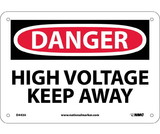 NMC D443 Danger High Voltage Keep Away Sign
