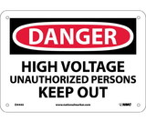 NMC D444 Danger High Voltage Sign