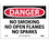 NMC 7" X 10" Vinyl Safety Identification Sign, No Smoking No Open Flames No Sparks, Price/each
