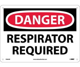 NMC D464 Danger Respirator Required Sign