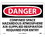 NMC 10" X 14" Vinyl Safety Identification Sign, Confined Space Hazardous At.., Price/each