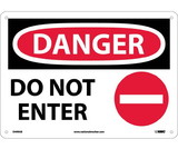 NMC D499 Danger Do Not Enter Sign