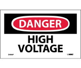 NMC D49LBL Danger High Voltage Label