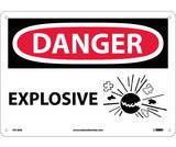 NMC D518 Danger Explosive Sign