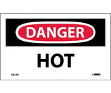 NMC D51LBL Danger Hot Label