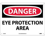 NMC D523 Danger Eye Protection Area Sign
