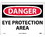 NMC 10" X 14" Vinyl Safety Identification Sign, Eye Protection Area, Price/each