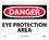 NMC 10" X 14" Vinyl Safety Identification Sign, Eye Protection Area, Price/each