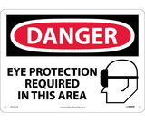 NMC D526 Danger Eye Protection Required In This Area Sign