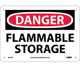 NMC D534 Danger Flammable Storage Sign