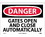 NMC 10" X 14" Vinyl Safety Identification Sign, Gates Open And Close Auto.., Price/each