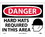 NMC 10" X 14" Vinyl Safety Identification Sign, Hard Hat Required In This.., Price/each