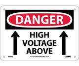 NMC D550 Danger High Voltage Above Sign - Bilingual