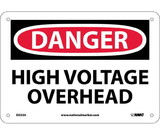 NMC D553 Danger High Voltage Overhead Sign