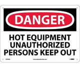 NMC D558 Danger Hot Surface Sign