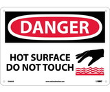NMC D560 Danger Hot Surface Do Not Touch Sign