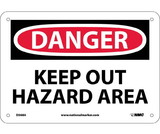 NMC D568 Danger Keep Out Hazard Area Sign