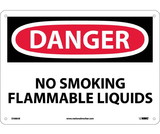NMC D588 Danger No Smoking Flammable Liquids Sign