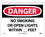 NMC 10" X 14" Vinyl Safety Identification Sign, No Smoking Or Open Lights Wi.., Price/each