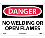 NMC D592 No Welding Or Open Flames Sign