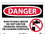NMC 10" X 14" Vinyl Safety Identification Sign, Non-Potable Water Do Not Use.., Price/each