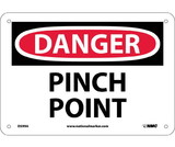 NMC D599 Danger Pinch Point Sign