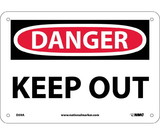 NMC D59 Danger Keep Out Sign