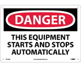 NMC D618 Danger Equipment Safety Sign