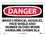 NMC 10" X 14" Vinyl Safety Identification Sign, Wear Chemical Goggles, Face.., Price/each