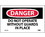 NMC D637LBL Danger Do Not Operate Without Guards In Place Label, Adhesive Backed Vinyl, 3" x 5", Price/5/ package