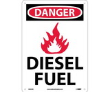 NMC D644 Danger Diesel Fuel Sign