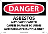 NMC D656 Asbestos Cancer And Lung Disease H Sign